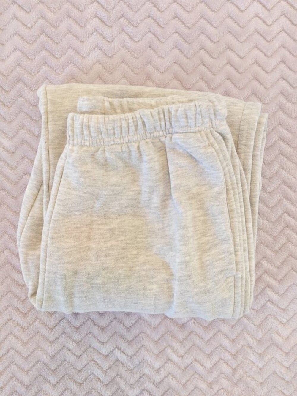 Women's Heather Gray Fleece Jogger Sweatpants Elastic Waist Size XS - Picture 12 of 14